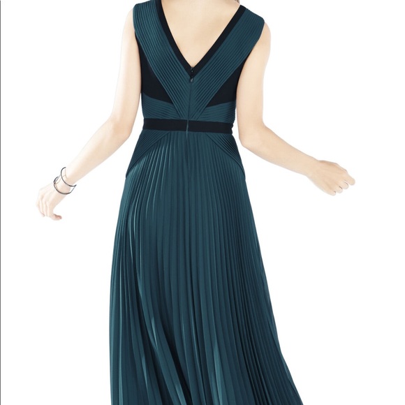 BCBG Maxazria green/teal gown, dress - Picture 2 of 5